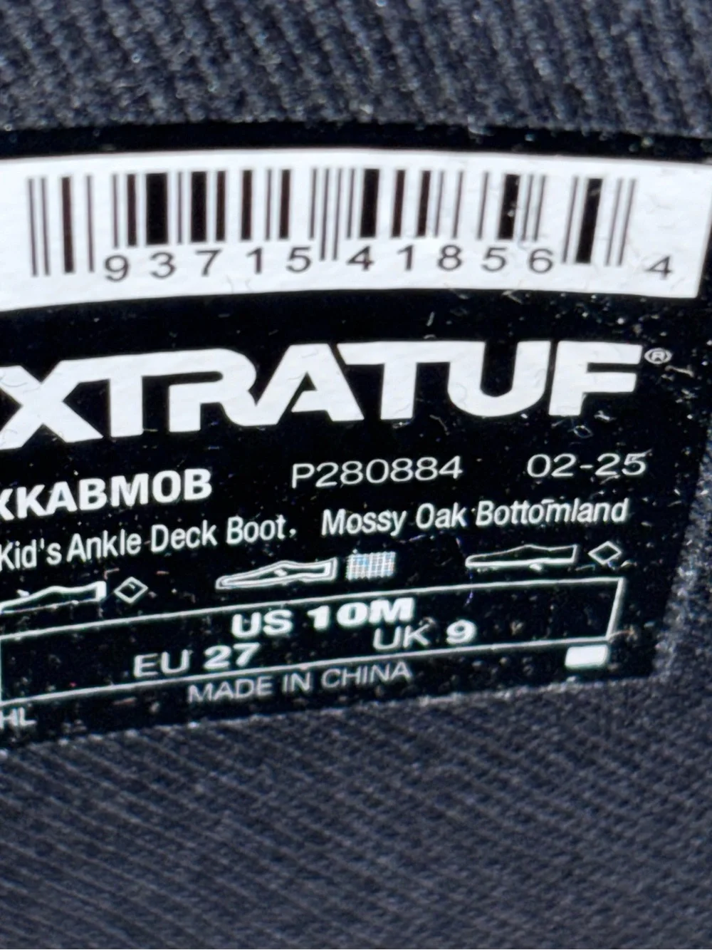 Xtratuf kids rain